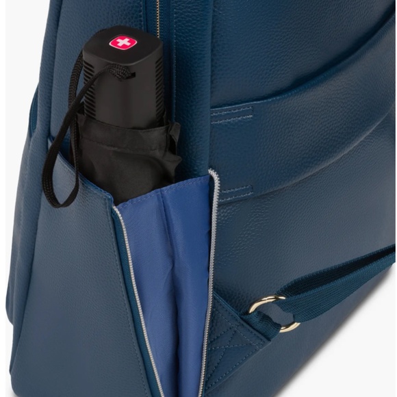 Swissgear Faux Leather Laptop Backpack - Picture 7 of 7